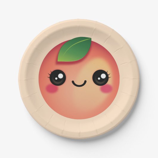 Bord Kawaii Peach Paper (Voorkant)
