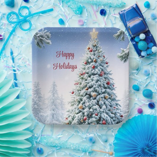 Bord kerstboompapier (Feest)