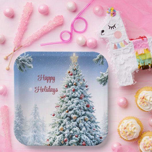 Bord kerstboompapier (Feest)