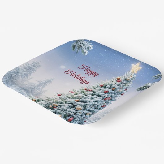 Bord kerstboompapier (Gebogen)