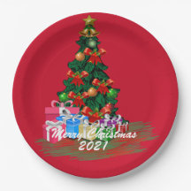 Bord kerstboompapier
