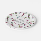 Bord kerstcadeaupapier Waterverf Winterbessen (Gekanteld)