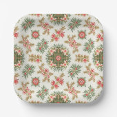 Bord kerstfeestpapier (Voorkant)