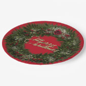 Bord kerstklokpapier (Gekanteld)