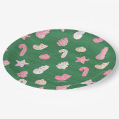 Bord kerstkoekjes Groenboek (Gekanteld)