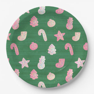 Bord kerstkoekjes Groenboek