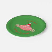 Bord kerstkrab aangepast papier (Gekanteld)