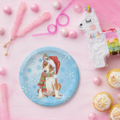 Bord Kerstmis Basenji Paper (Feest)