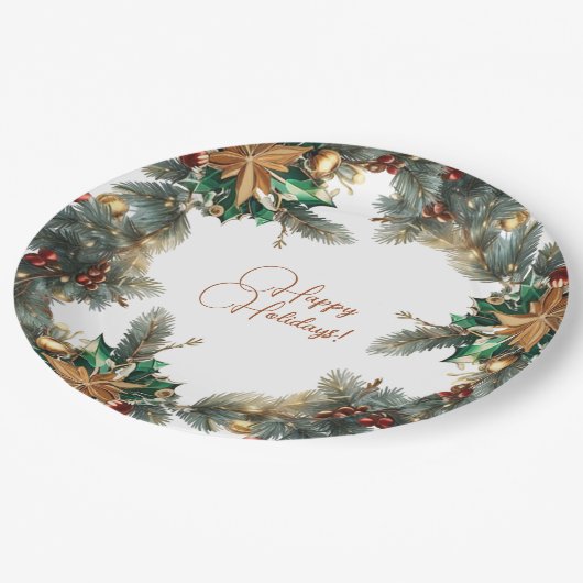 Bord kerstpapier (Gekanteld)