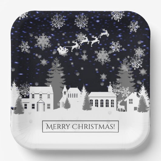 Bord kerstpapier (Voorkant)