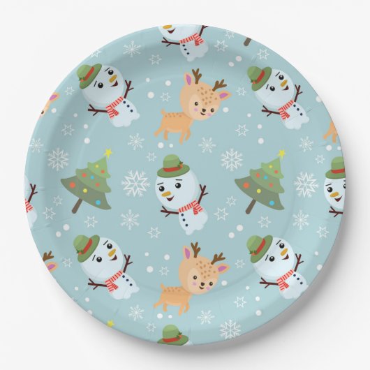 Bord kerstpapier (Voorkant)