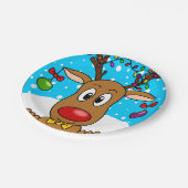 Bord kerstrood niervluier (Gekanteld)