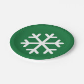 Bord kerstsnowflake (Gekanteld)