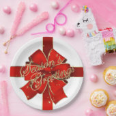 Bord kersttint-jansbrood voor groetpapier (Feest)