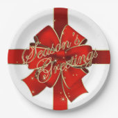 Bord kersttint-jansbrood voor groetpapier (Voorkant)