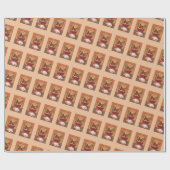 " bord kippenstift" cadeaupapier (Vlak)