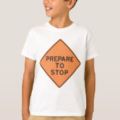 Bord 'klaar om te stoppen' t-shirt (Voorkant)