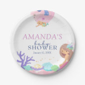 Bord klein Baby shower (Voorkant)