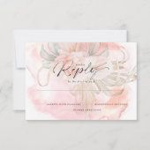 Bord koraal Roos Kaart (Voorkant)