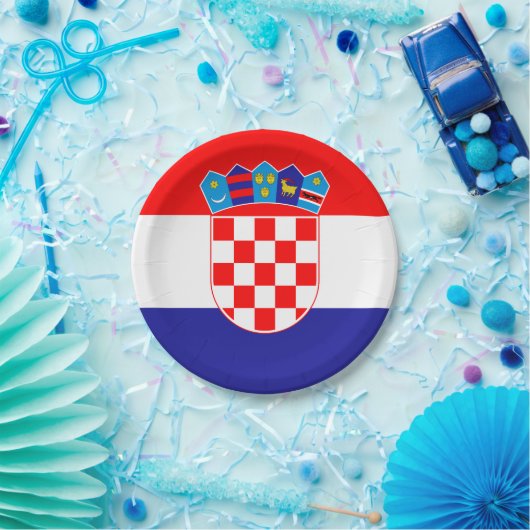 Bord Kroatische vlag (Feest)