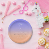 Bord lavender pasta ombre Paper (Feest)