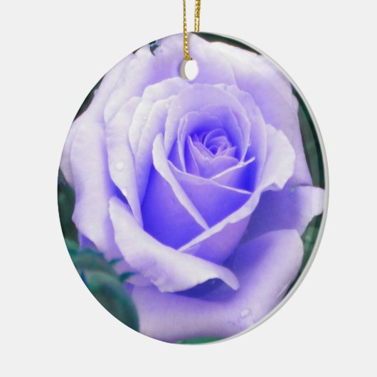 Bord lavender Roos Ornament (Links)