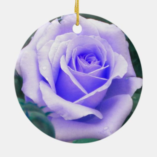 Bord lavender Roos Ornament (Achterkant)