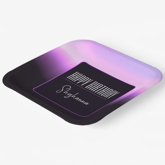 Bord lavender Sunset Paper (Gebogen)