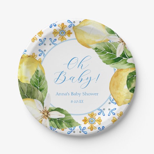  Bord Lemon Papier (Voorkant)