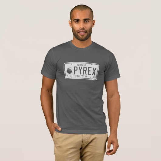 Bord licentie -  Pyrex Collector (Lt Gray) T-shirt (Voorkant volledig)