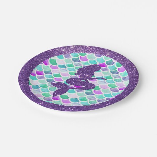 Bord Mermaid Party Paper (Gekanteld)