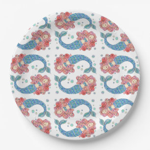 Bord Mermaid Party Paper