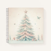  bord Merry Christmas spiraal Notitieboek (Voorkant)