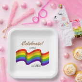 Bord met 7-inch rondepapier, geprezen (Feest)