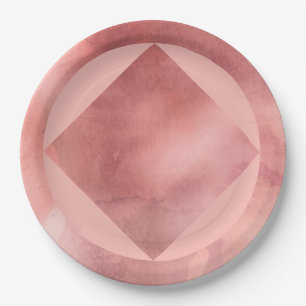 bord met 9-inch rondepapier