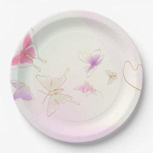 bord met 9-inch rondepapier