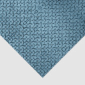 Bord met blauw diamant tissuepapier (Detail)