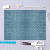 Bord met blauw diamant tissuepapier (Craft)