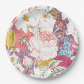 bord met bloeiende bloemen (Voorkant)