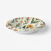 bord met bloemenprint (Gebogen)