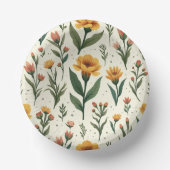 bord met bloemenprint (Voorkant)