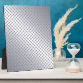 Bord met Bright Steel Diamond Fotoplaat (Zijkant)