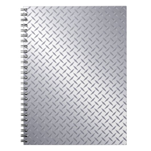 Bord met Bright Steel Diamond Notitieboek (Voorkant)