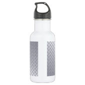 Bord met Bright Steel Diamond Waterfles (Achterkant)