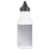 Bord met Bright Steel Diamond Waterfles (Rechts)