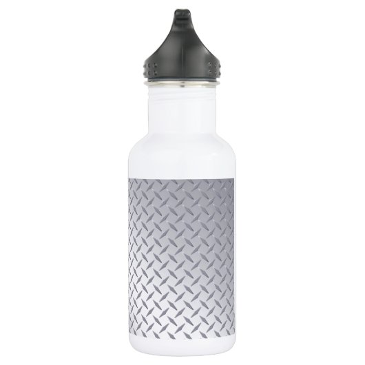 Bord met Bright Steel Diamond Waterfles (Rechts)