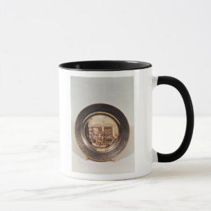 Bord met de presentatie van de Sevres-workshop Mok