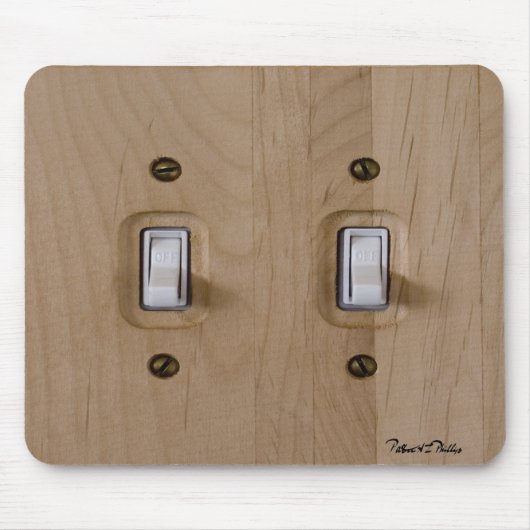 Bord met dubbele wielkast muismat (Voorkant)