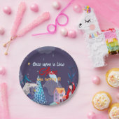 Bord met een klein rood rijtje op Birthday Paper (Feest)