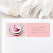 bord met elegante vorkmessen Catering, persoonlijk Etiket (Insitu)